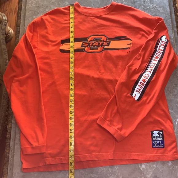 Oklahoma State University Mens Long Sleeve Starter T-Shirt. - Picture 8 of 11